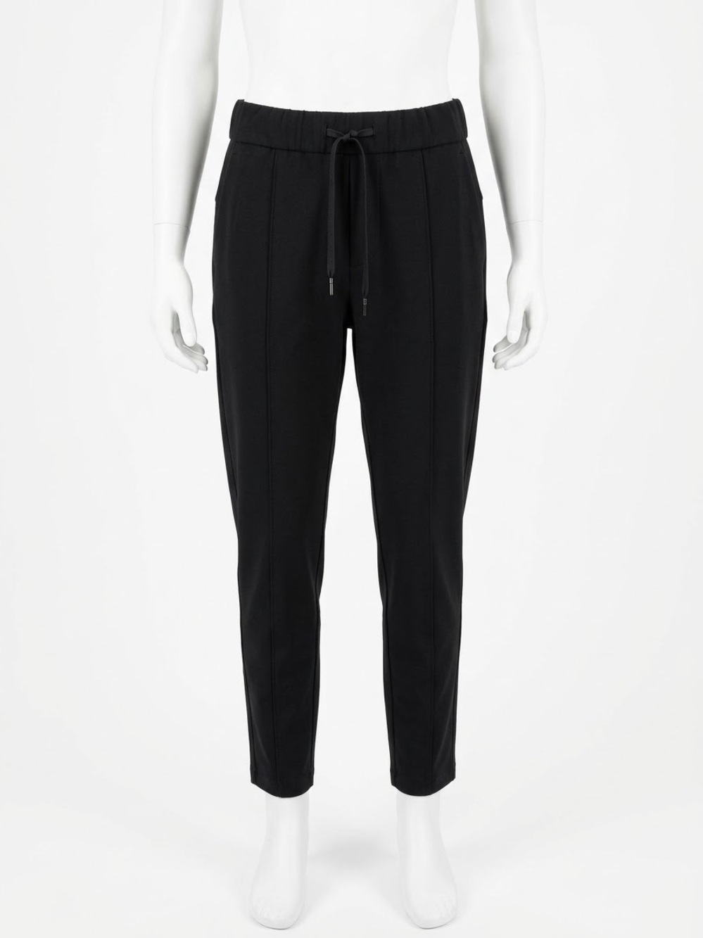 Lululemon Keep Moving Black Drawcord Tapered Joggers Size 6